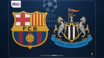 موعد مباراة برشلونة ونيوكاسل يونايتد في دوري أبطال أوروبا والقنوات الناقلة لها